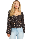 The Billabong Womens Love You More Top in Off Black