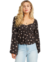 The Billabong Womens Love You More Top in Off Black