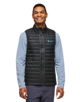 The Cotopaxi Mens Capa Insulated Gilet in Cotopaxi Black