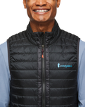 The Cotopaxi Mens Capa Insulated Gilet in Cotopaxi Black