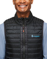 The Cotopaxi Mens Capa Insulated Gilet in Cotopaxi Black