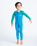 The C-Skins Boys C-Kid Baby Wetsuit in Cyan, Green & Aurora Yellow