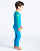 The C-Skins Boys C-Kid Baby Wetsuit in Cyan, Green & Aurora Yellow