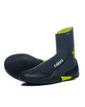 The C-Skins Legend 3.5mm Round Toe Wetsuit Boots in Graphite, Flash Green & Black