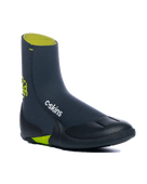 The C-Skins Legend 3.5mm Round Toe Wetsuit Boots in Graphite, Flash Green & Black