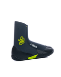 The C-Skins Legend 3.5mm Round Toe Wetsuit Boots in Graphite, Flash Green & Black