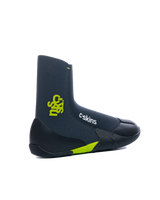 The C-Skins Legend 3.5mm Round Toe Wetsuit Boots in Graphite, Flash Green & Black