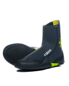 The C-Skins Legend Junior 3.5mm Zipped Round Toe Wetsuit Boots in Graphite, Flash Green & Black