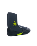 The C-Skins Legend Junior 3.5mm Zipped Round Toe Wetsuit Boots in Graphite, Flash Green & Black