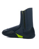 The C-Skins Legend Junior 3.5mm Zipped Round Toe Wetsuit Boots in Graphite, Flash Green & Black