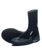 Legend 5mm Round Toe Wetsuit Boots in Black & Charcoal