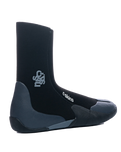 Legend 5mm Round Toe Wetsuit Boots in Black & Charcoal