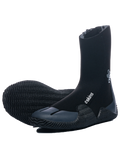 Legend 5mm Zipped Round Toe Wetsuit Boots in Black & Charcoal