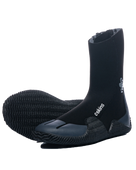 Legend 5mm Zipped Round Toe Wetsuit Boots in Black & Charcoal