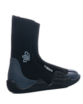 Legend 5mm Zipped Round Toe Wetsuit Boots in Black & Charcoal