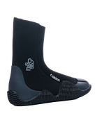 Legend 5mm Zipped Round Toe Wetsuit Boots in Black & Charcoal