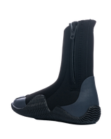 Legend 5mm Zipped Round Toe Wetsuit Boots in Black & Charcoal