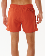 The Rip Curl Mens Offset Volley Shorts in Spiced Rum