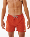 The Rip Curl Mens Offset Volley Shorts in Spiced Rum