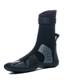 Session 5mm Round Toe Wetsuit Boots in Black & Charcoal