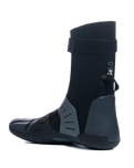 Session 5mm Round Toe Wetsuit Boots in Black & Charcoal