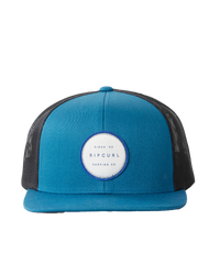 The Rip Curl Mens Routine Trucker Cap in Deep Ocean