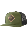 The Rip Curl Mens Destinations Trucker Cap in Olive