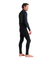 The C-Skins Mens Element 3/2mm Back Zip Wetsuit in Black, Anthracite & Cyan