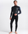 The C-Skins Mens Element 3/2mm Back Zip Wetsuit (2022) in Black, Anthracite & Cyan