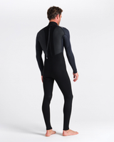 The C-Skins Mens Element 3/2mm Back Zip Wetsuit (2022) in Black, Anthracite & Cyan