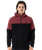 The Rip Curl Mens Anti-Series Viral Zip Fleece Jacket in Maroon