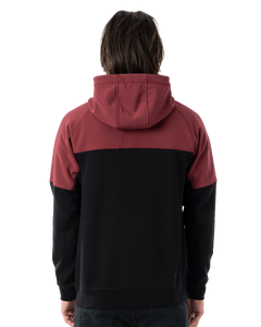 The Rip Curl Mens Anti-Series Viral Zip Fleece Jacket in Maroon