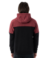 The Rip Curl Mens Anti-Series Viral Zip Fleece Jacket in Maroon