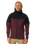 Anti-Series Viral Zip Fleece Jacket in Maroon