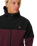 Anti-Series Viral Zip Fleece Jacket in Maroon