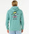 The Rip Curl Mens Search Icon Hoodie in Blue Lagoon