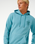 The Rip Curl Mens Search Icon Hoodie in Dusty Blue