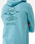 The Rip Curl Mens Search Icon Hoodie in Dusty Blue