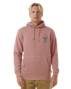 The Rip Curl Mens Search Icon Hoodie in Mushroom