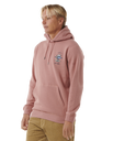 The Rip Curl Mens Search Icon Hoodie in Mushroom