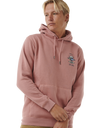 The Rip Curl Mens Search Icon Hoodie in Mushroom