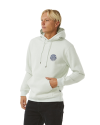 The Rip Curl Mens Wetsuit Icon Hoodie in Mint