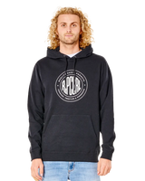 The Rip Curl Mens Stapler Hoodie (2022) in Black