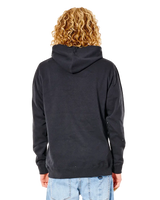 The Rip Curl Mens Stapler Hoodie (2022) in Black