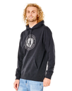 The Rip Curl Mens Stapler Hoodie (2022) in Black