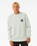 The Rip Curl Mens Wetsuit Icon Sweatshirt in Mint