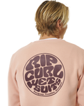 The Rip Curl Mens Wetsuit Icon Sweatshirt in Peach