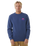 The Rip Curl Mens Wetsuit Icon Sweatshirt in Washed Navy