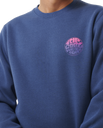 The Rip Curl Mens Wetsuit Icon Sweatshirt in Washed Navy