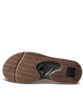 Fanning Flip Flops in Black & Tan